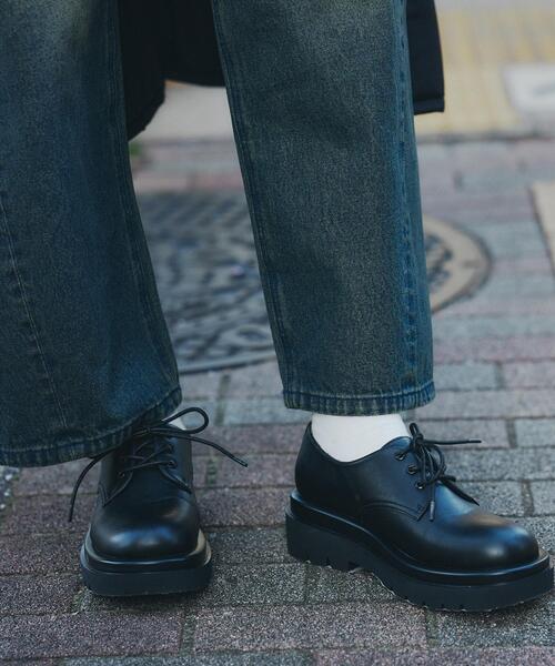 tk.TAKEO KIKUCHI(ティーケータケオキクチ)の「アソートボリュームソールシューズ(その他シューズ・メンズ・ブラック系1/ブラック/ブラック系・75/65/55)」の13枚目の写真