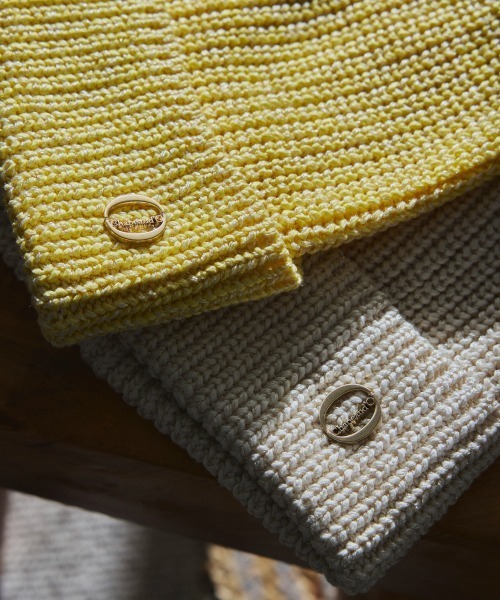 Chapeau d' O(シャポードオー)の「Chapeau d' O LiLi Knit Watch / シャポードオー(ニットキャップ/ビーニー・レディース・ブラック/イエロー/ライトベージュ・FREE)」の18枚目の写真