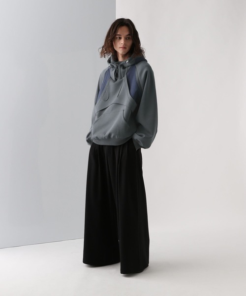 HARE(ハレ)の「ポンチキリカエデザインパーカー(HARE)(パーカー・メンズ・グレー/ブラック・FREE)」の11枚目の写真