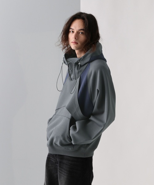 HARE(ハレ)の「ポンチキリカエデザインパーカー(HARE)(パーカー・メンズ・グレー/ブラック・FREE)」の17枚目の写真