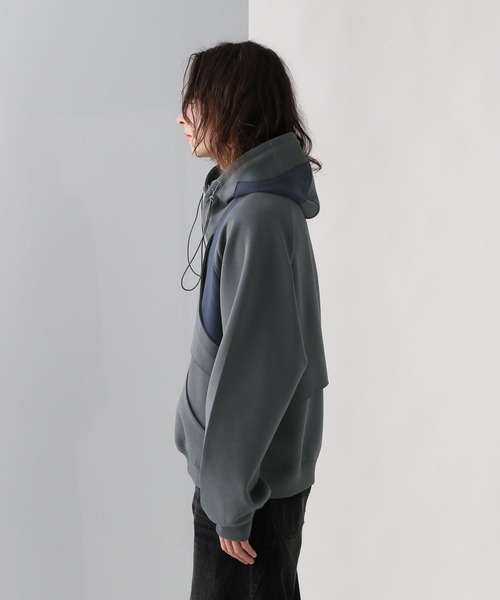 HARE(ハレ)の「ポンチキリカエデザインパーカー(HARE)(パーカー・メンズ・グレー/ブラック・FREE)」の19枚目の写真