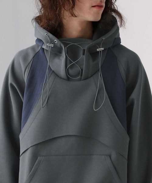 HARE(ハレ)の「ポンチキリカエデザインパーカー(HARE)(パーカー・メンズ・グレー/ブラック・FREE)」の21枚目の写真