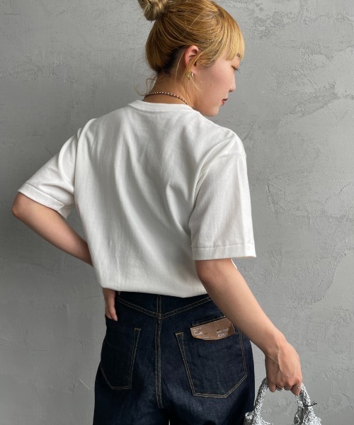 HANES（ヘインズ）の「[HANES/ヘインズ] SHIRO ショートスリーブパックTシャツ（Tシャツ/カットソー・レディース・ホワイト・S/M/L/XL）」の6枚目の写真