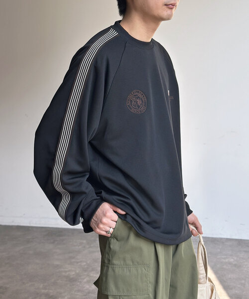 U.S. POLO ASSN.(ユーエスポロアッスン)の「袖ラインユニフォームプルオーバー(Tシャツ/カットソー・メンズ・アイボリー/ブラック・MEDIUM/LARGE)」の15枚目の写真