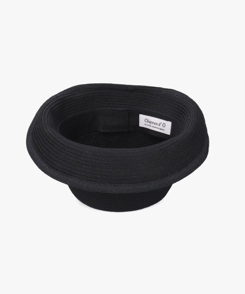 美品 【シャポードオー】Silk Braid Breton Chapeau d' O Silk Braid Breton | 56cm(56) BLACK (01