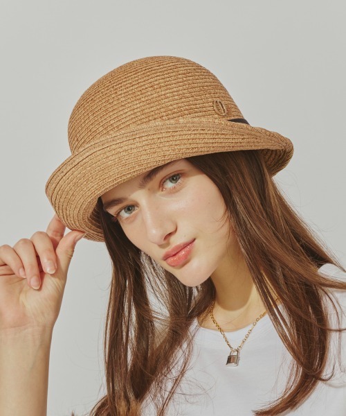 Chapeau d' O（シャポードオー）の「Chapeau d' O  Silk Braid Breton / シャポードオー（ハット・レディース・ブラック/ライトグレー/ベージュ・S(56cm)/L 59cm/M/57.5cm）」の18枚目の写真