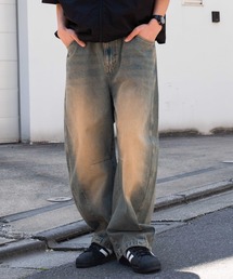 WEGO | WEGO/【25年春夏新作】イージーバレルレッグデニムパンツ(デニムパンツ)