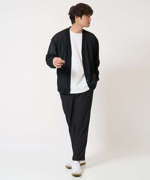 a.v.v(アーヴェヴェ)の「【イージーケア】スマートシャンブレーテーパードパンツ(スマートシリーズ)セットアップ可(その他パンツ・メンズ・チャコールグレー/ネイビー・46/48/44/50)」の9枚目の写真