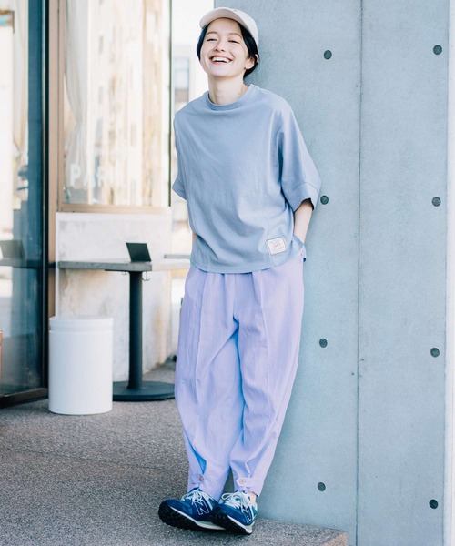 KRIFF MAYER(クリフメイヤー)の「ミリタリーウエストギャザーパンツ(その他パンツ・レディース・アイボリー/カーキ/サックスブルー/クリーム/チャコール・MEDIUM/LARGE)」の7枚目の写真