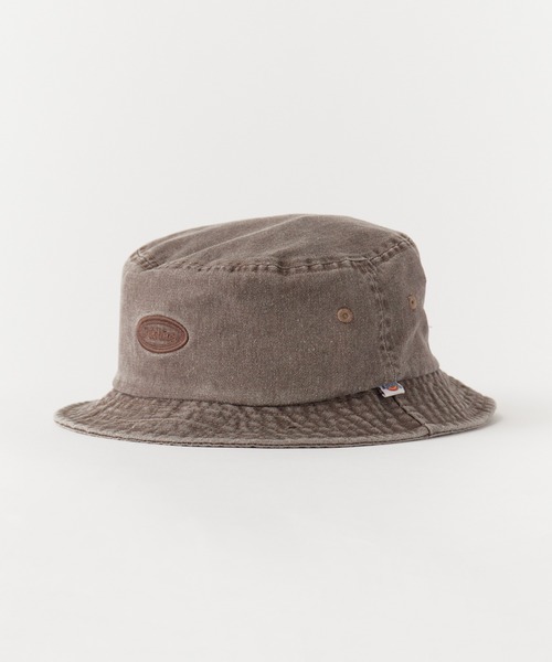 Dickies(ディッキーズ)の「Dickies/ディッキーズ EX PIGMENT CALIF WAPPEN BUCKET HAT バケットハット(ハット・メンズ・アイボリー/ブラウン/ブルー/ブラック/グリーン・FREE)」の13枚目の写真