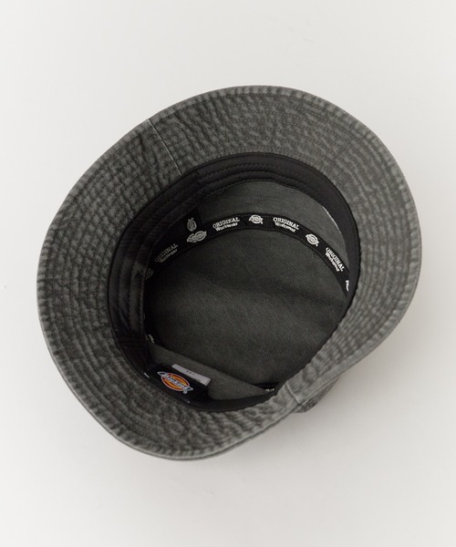 Dickies(ディッキーズ)の「Dickies/ディッキーズ EX PIGMENT CALIF WAPPEN BUCKET HAT バケットハット(ハット・メンズ・アイボリー/ブラウン/ブルー/ブラック/グリーン・FREE)」の8枚目の写真