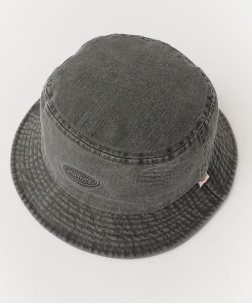 Dickies(ディッキーズ)の「Dickies/ディッキーズ EX PIGMENT CALIF WAPPEN BUCKET HAT バケットハット(ハット・メンズ・アイボリー/ブラウン/ブルー/ブラック/グリーン・FREE)」の16枚目の写真
