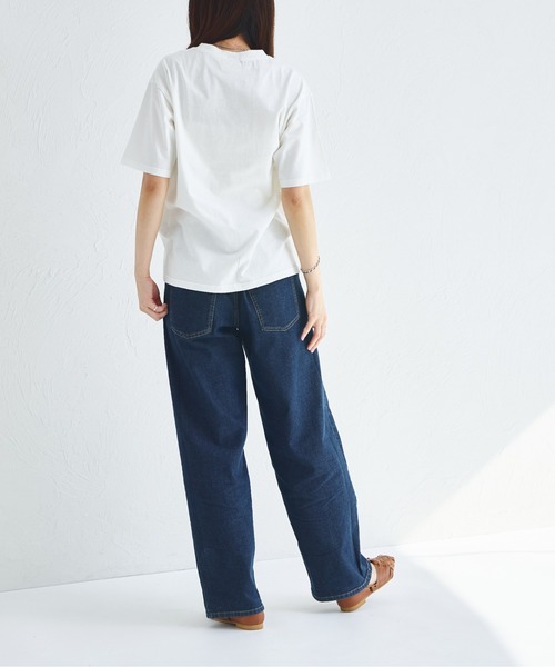 pairmanon(ペアマノン)の「【リンクコーデ】【大人ユニセックス】胸ポケット ビッグシルエット 半袖Tシャツ(Tシャツ/カットソー・レディース・ブラック系その他/ホワイト系その他/ホワイト/ブラウン/ブラック/ライトベージュ/グリーン系その他/グリーン系その他2・S/M/L)」の11枚目の写真