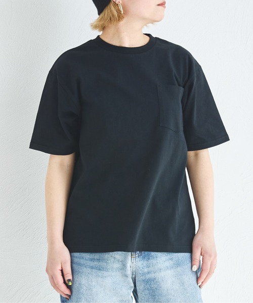 pairmanon(ペアマノン)の「【リンクコーデ】【大人ユニセックス】胸ポケット ビッグシルエット 半袖Tシャツ(Tシャツ/カットソー・レディース・ブラック系その他/ホワイト系その他/ホワイト/ブラウン/ブラック/ライトベージュ/グリーン系その他/グリーン系その他2・S/M/L)」の16枚目の写真
