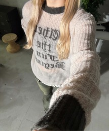 sedacle girl | アソートロゴシアーニット(ニット/セーター)