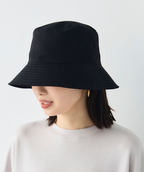 CROSS FUNCTION（クロスファンクション）の「《UV99％以上カット》エブ楽 遮光バケットハット【CF/クロスファンクション】（ハット・レディース・オフホワイト/ブラック/ベージュ・58cm）」の11枚目の写真