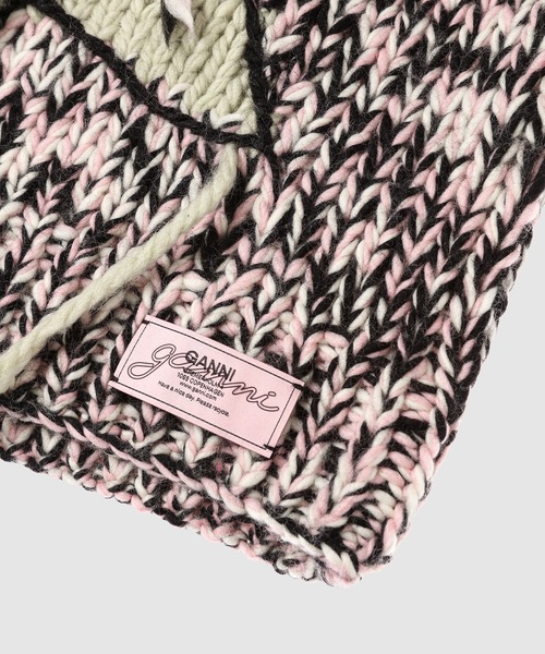GANNI(ガニー)の「Graphic Wool Handknit Vest(ベスト・レディース・ピンク系その他・S/M)」の5枚目の写真
