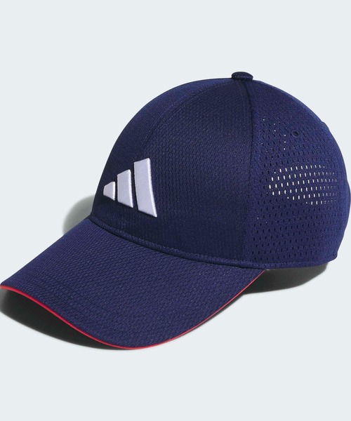 adidas(アディダス)の「キッズ メッシュキャップ / アディダス adidas(キャップ・キッズ・ブラック/ホワイト/ブルー・X-SMALL/SMALL)」の3枚目の写真