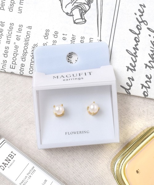 Flowering(フラワーリング)の「【MAGUFIT】ビジュー/パール/マグネットイヤリング(イヤリング・レディース・ホワイト系1/シルバー/ゴールド系1/ゴールド/シルバー系1/ホワイト・FREE)」の11枚目の写真