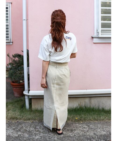 Ungrid（アングリッド）の「シアーコンビアイラインスカート（スカート・レディース・ベージュ/チャコールグレー・FREE）」の17枚目の写真