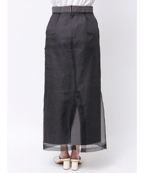 Ungrid（アングリッド）の「シアーコンビアイラインスカート（スカート・レディース・ベージュ/チャコールグレー・FREE）」の22枚目の写真