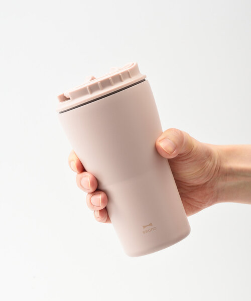 BIRTHDAY BAR(バースデイバー)の「【BRUNO ブルーノ】2WAYストロータンブラーM(水筒・レディース・ダークブルー/ピンク/ホワイト・0)」の3枚目の写真