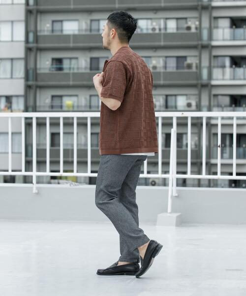 URBAN RESEARCH ROSSO MEN(アーバンリサーチロッソメン)の「『WEB限定』Laceリラックス半袖シャツ(シャツ/ブラウス・メンズ・ブラウン/ネイビー/ブラック・LARGE/MEDIUM)」の20枚目の写真