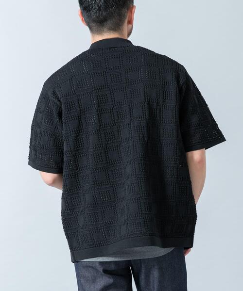 URBAN RESEARCH ROSSO MEN(アーバンリサーチロッソメン)の「『WEB限定』Laceリラックス半袖シャツ(シャツ/ブラウス・メンズ・ブラウン/ネイビー/ブラック・LARGE/MEDIUM)」の6枚目の写真