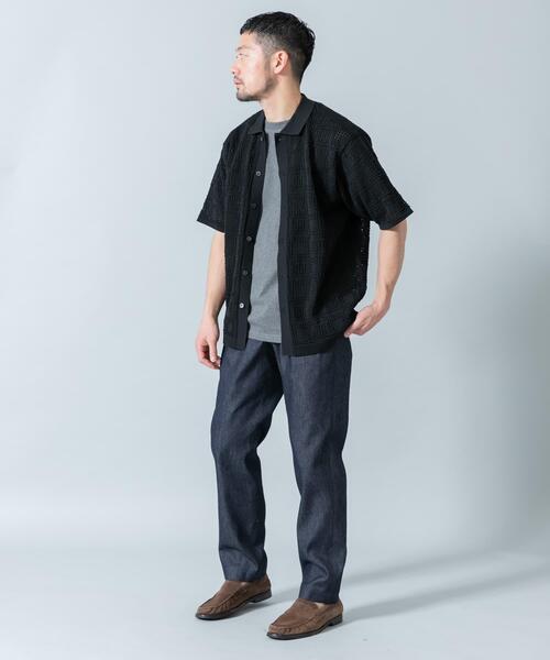 URBAN RESEARCH ROSSO MEN(アーバンリサーチロッソメン)の「『WEB限定』Laceリラックス半袖シャツ(シャツ/ブラウス・メンズ・ブラウン/ネイビー/ブラック・LARGE/MEDIUM)」の8枚目の写真