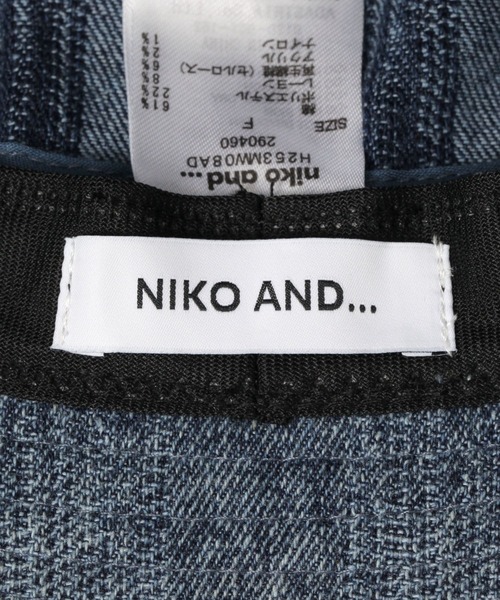 niko and...（ニコアンド）の「加工デニムバケットハット（ハット・メンズ・ネイビー/ライトブルー・FREE）」の17枚目の写真