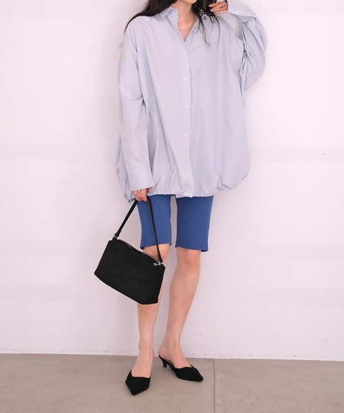 AKTE（アクテ）の「カットソーバイカーパンツ（その他パンツ・レディース・ブルー/ブラック・2/1）」の20枚目の写真