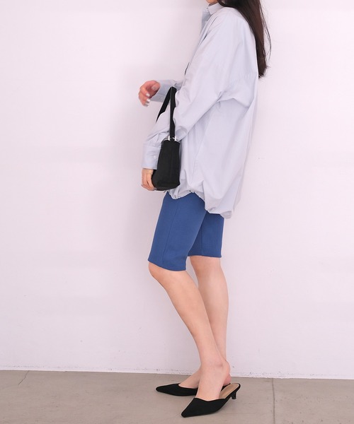 AKTE（アクテ）の「カットソーバイカーパンツ（その他パンツ・レディース・ブルー/ブラック・2/1）」の12枚目の写真