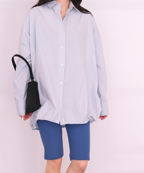 AKTE（アクテ）の「カットソーバイカーパンツ（その他パンツ・レディース・ブルー/ブラック・2/1）」の13枚目の写真