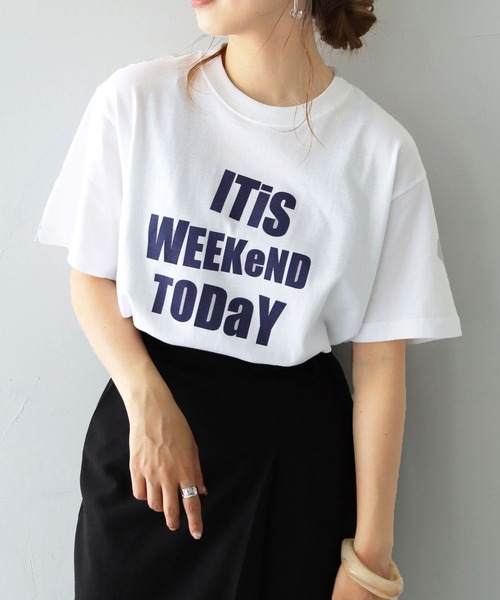 UNIT CHESTコラボ】web限定 / It's weekend today Tシャツ（T
