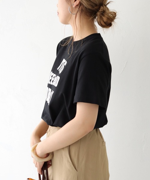 UNIT CHEST(ユニットチェスト)の「【UNIT CHESTコラボ】web限定 / It's weekend today Tシャツ WEB LIMITED IT'S WEEKEND TODAY T-SHIRT (Tシャツ/カットソー・レディース・ホワイト/ブラック・S/M/L)」の22枚目の写真