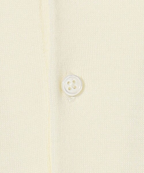 UNITED ARROWS（ユナイテッドアローズ）の「ウール ハイゲージ ニットポロシャツ（ポロシャツ・メンズ・ライトピンク/オフホワイト/モカ/ネイビー・XL/L/M/S）」の20枚目の写真