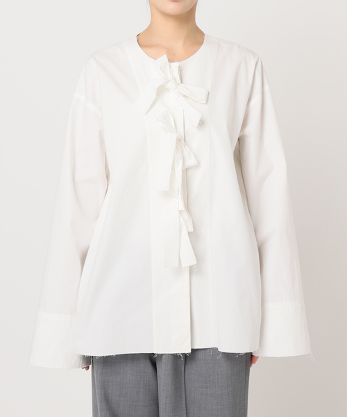 セール】FRONT RIBBON ブラウス（シャツ/ブラウス）｜CITYSHOP