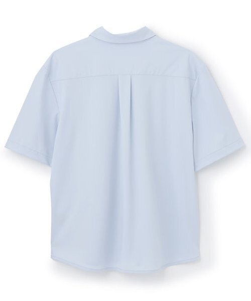 pom ponette junior（ポンポネットジュニア）の「*【UVカット】角衿カットシャツ（シャツ/ブラウス・キッズ・サックスブルー/ホワイト・LL(165cm)/L:160cm/M:150cm/S:140cm）」の6枚目の写真