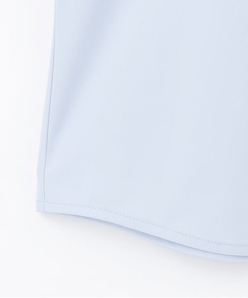 pom ponette junior（ポンポネットジュニア）の「*【UVカット】角衿カットシャツ（シャツ/ブラウス・キッズ・サックスブルー/ホワイト・LL(165cm)/L:160cm/M:150cm/S:140cm）」の10枚目の写真