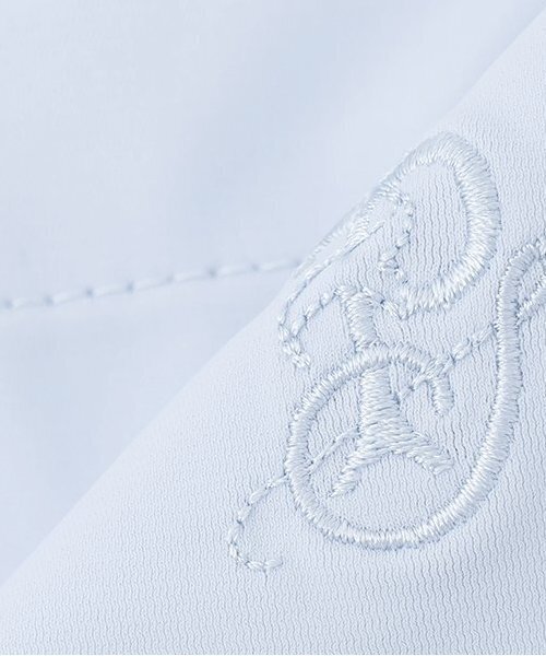 pom ponette junior（ポンポネットジュニア）の「*【UVカット】角衿カットシャツ（シャツ/ブラウス・キッズ・サックスブルー/ホワイト・LL(165cm)/L:160cm/M:150cm/S:140cm）」の3枚目の写真