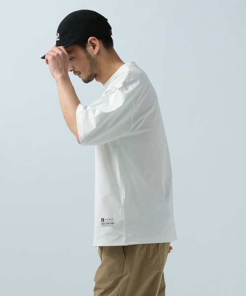 BAYFLOW（ベイフロー）の「【吸水速乾】UMWテック半袖Tシャツ（Tシャツ/カットソー・メンズ・ブラック/オフホワイト/グレー・MEDIUM/LARGE）」の5枚目の写真