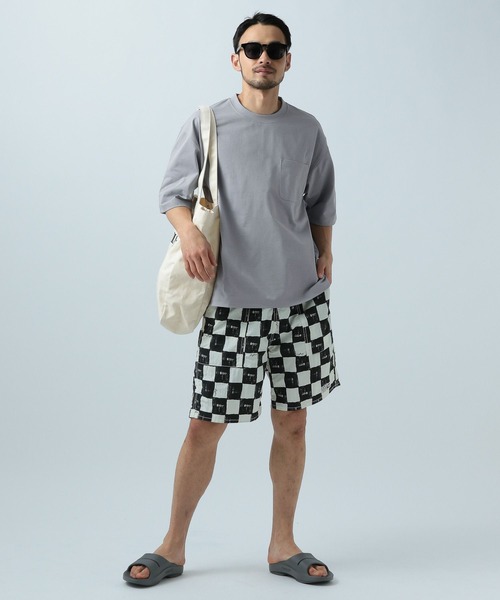 BAYFLOW（ベイフロー）の「【吸水速乾】UMWテック半袖Tシャツ（Tシャツ/カットソー・メンズ・ブラック/オフホワイト/グレー・MEDIUM/LARGE）」の7枚目の写真