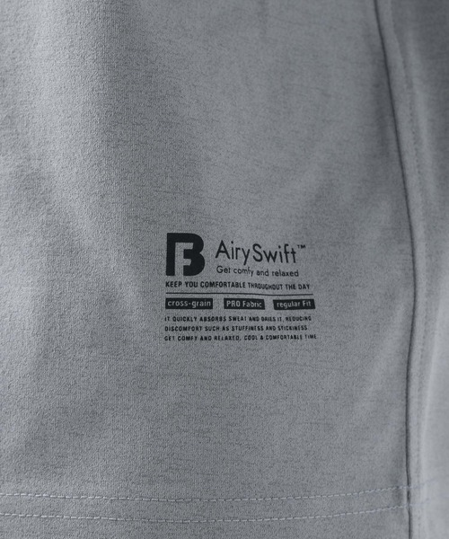 BAYFLOW（ベイフロー）の「【吸水速乾】UMWテック半袖Tシャツ（Tシャツ/カットソー・メンズ・ブラック/オフホワイト/グレー・MEDIUM/LARGE）」の9枚目の写真