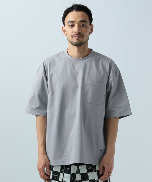 BAYFLOW（ベイフロー）の「【吸水速乾】UMWテック半袖Tシャツ（Tシャツ/カットソー・メンズ・ブラック/オフホワイト/グレー・MEDIUM/LARGE）」の12枚目の写真