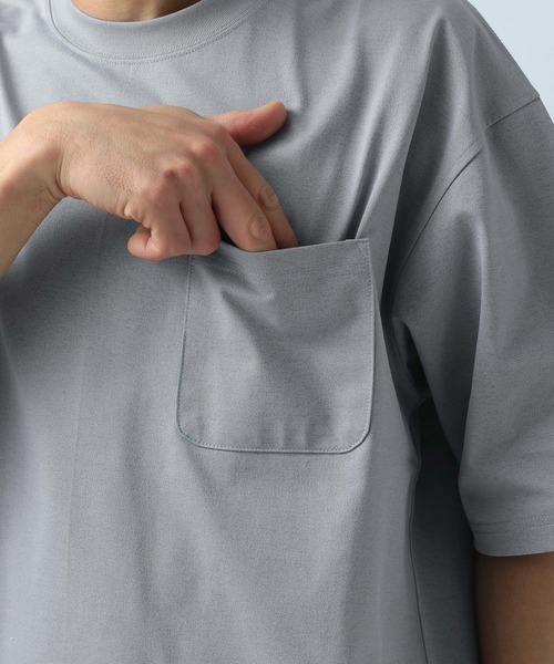 BAYFLOW（ベイフロー）の「【吸水速乾】UMWテック半袖Tシャツ（Tシャツ/カットソー・メンズ・ブラック/オフホワイト/グレー・MEDIUM/LARGE）」の18枚目の写真