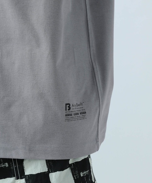 BAYFLOW（ベイフロー）の「【吸水速乾】UMWテック半袖Tシャツ（Tシャツ/カットソー・メンズ・ブラック/オフホワイト/グレー・MEDIUM/LARGE）」の19枚目の写真