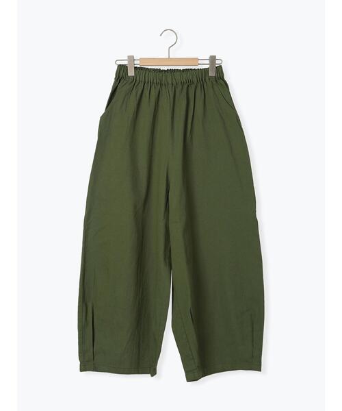 Samansa Mos2（サマンサ モスモス）の「裾タックパンツ（その他パンツ・レディース・カーキ/ネイビー/ベージュ・F）」の6枚目の写真
