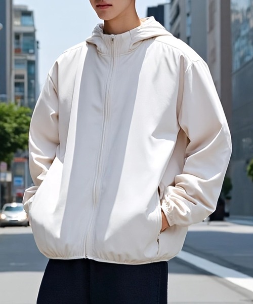 セール】【LIFEMAX】リサイクルタフタ フーデッドジャケット パーカー