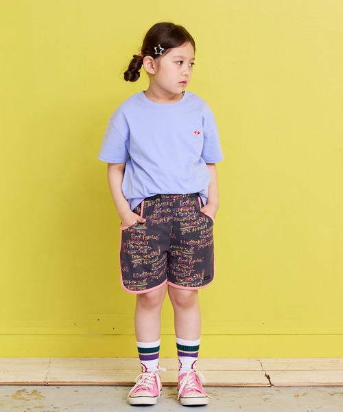 MARKEY'S（マーキーズ）の「【吸水速乾】サーマルメッシュ総柄ショートパンツ（その他パンツ・キッズ・ブルー/チャコール/レッド/グリーン・80/90/95/100/110/120/130/140/150）」の7枚目の写真