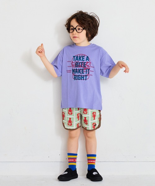 MARKEY'S（マーキーズ）の「【吸水速乾】サーマルメッシュ総柄ショートパンツ（その他パンツ・キッズ・ブルー/チャコール/レッド/グリーン・80/90/95/100/110/120/130/140/150）」の15枚目の写真